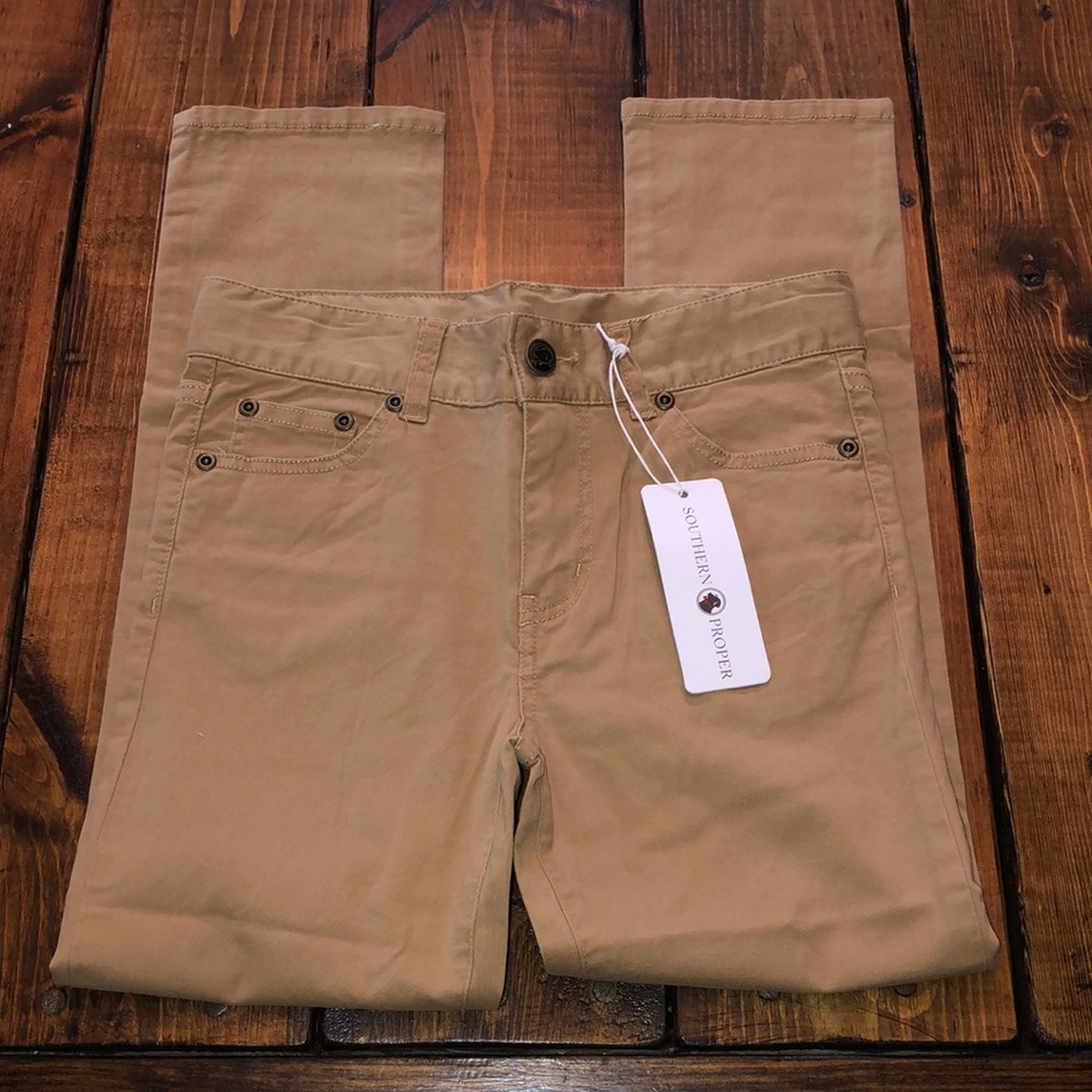 Boys Southern Proper Khaki Pants Size 7